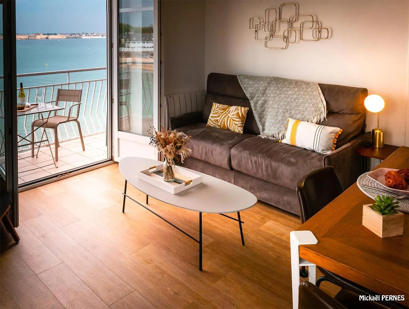 Ref 236 - Larmor-Plage Type 2 Avec 3 Balcons Pleine Vue Mer Et Au Pied Du Centre Apartment